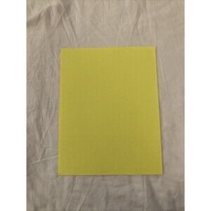 Unbranded 11”x8.5” Copier Paper | Neon Yellow | 1 Sheet Only